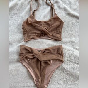 Beach Riot Tan shimmery Bikini